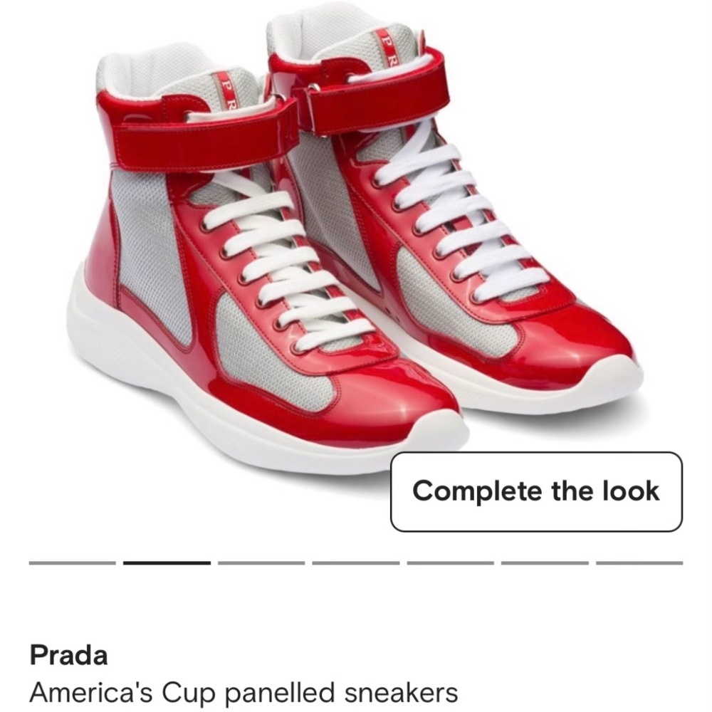Men’s Prada high top sneakers